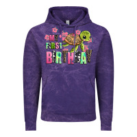 Cloud Purple mu first birthday Vintage Hoodie - AdoDesignShop