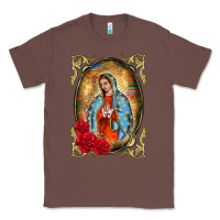 Chestnut our lady of guadalupe frame Classic Tee - BarkalooDesign