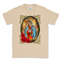 Mushroom our lady of guadalupe frame Classic Tee - BarkalooDesign