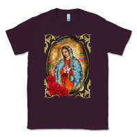 Plum our lady of guadalupe frame Classic Tee - BarkalooDesign