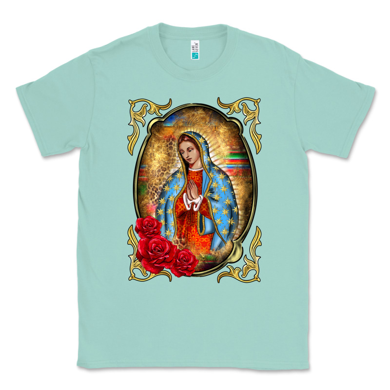 Our Lady Of Guadalupe Frame Classic Tee by BarkalooDesign | Teevron