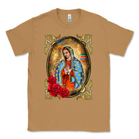 Toasted Coconut our lady of guadalupe frame Classic Tee - BarkalooDesign