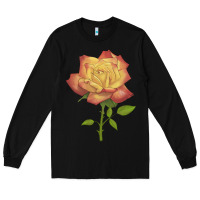 Black rainbow's end rose Long Sleeve Tee - LillyAllenDesigns