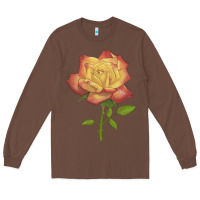 Chestnut rainbow's end rose Long Sleeve Tee - LillyAllenDesigns