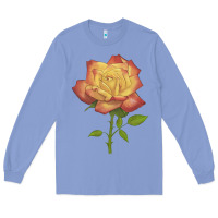 Colony Blue rainbow's end rose Long Sleeve Tee - LillyAllenDesigns