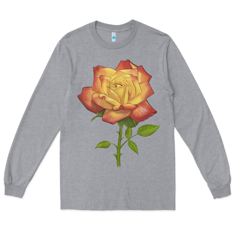 Rainbow's End Rose Long Sleeve Tee by LillyAllenDesigns | Teevron
