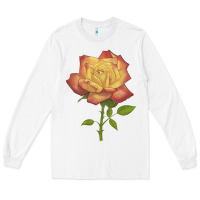 White rainbow's end rose Long Sleeve Tee - LillyAllenDesigns