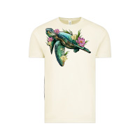 Vintage Arctic sea turtle with lotus Vintage Tee - Artiststas