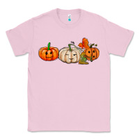 Bubblegum Pink pumpkins face Classic Tee - AdoDesignShop