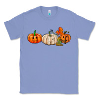 Colony Blue pumpkins face Classic Tee - AdoDesignShop