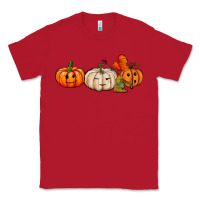Red pumpkins face Classic Tee - AdoDesignShop