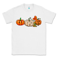 White pumpkins face Classic Tee - AdoDesignShop