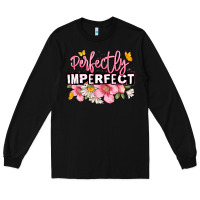 Black perfectly imperfect Long Sleeve Tee - JahusDesignShop