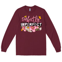 Burgundy perfectly imperfect Long Sleeve Tee - JahusDesignShop