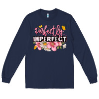 Navy perfectly imperfect Long Sleeve Tee - JahusDesignShop