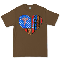 Cacao 4th of july nurse heart flag Premium Tee - texasbilliewilder