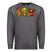 Charcoal Heather cinco de mayo gnomies Premium Sweatshirt - BarkalooDesign