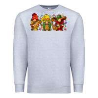 Heather Grey cinco de mayo gnomies Premium Sweatshirt - BarkalooDesign