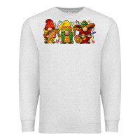 Oatmeal Heather cinco de mayo gnomies Premium Sweatshirt - BarkalooDesign