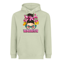 Matcha cancer warrior messy bun Heavyweight Hoodie - BarkalooDesign