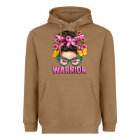 Toasted Coconut cancer warrior messy bun Heavyweight Hoodie - BarkalooDesign