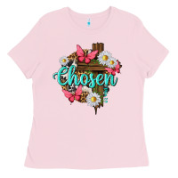 Bubblegum Pink chosen Ladies Tee - texasbilliewilder