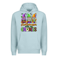 Blue Mist halloween with my gnomies Premium Hoodie - texasbilliewilder