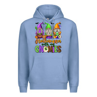 Colony Blue halloween with my gnomies Premium Hoodie - texasbilliewilder