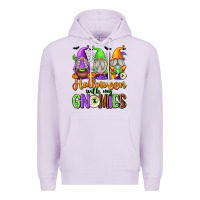 Lilac halloween with my gnomies Premium Hoodie - texasbilliewilder