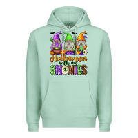 Seafoam halloween with my gnomies Premium Hoodie - texasbilliewilder