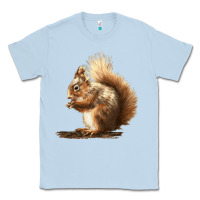 Dusty Blue Squirrels Classic Tee - LillyAllenDesigns