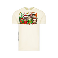 Vintage Arctic christmas cows coffee Vintage Tee - Jasminsmagicworld