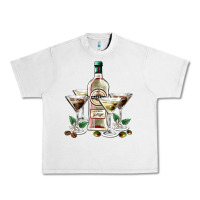 Lunar Rock martini glasses and martini bottle Urban Heavy Tee - AdoDesignShop
