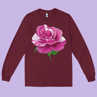 Parade Day Rose Long Sleeve Tee Designed By Lillyallendesigns