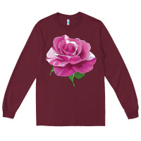 Burgundy parade day rose Long Sleeve Tee - LillyAllenDesigns