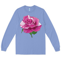 Colony Blue parade day rose Long Sleeve Tee - LillyAllenDesigns