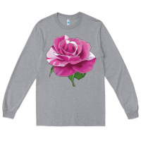 Heather Grey parade day rose Long Sleeve Tee - LillyAllenDesigns