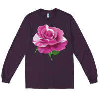 Plum parade day rose Long Sleeve Tee - LillyAllenDesigns