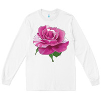White parade day rose Long Sleeve Tee - LillyAllenDesigns