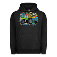 Pigment Black Autism farm tractor Urban Hoodie - CowGirlArtShop