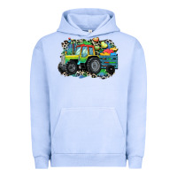 Pigment Grape Ice Autism farm tractor Urban Hoodie - CowGirlArtShop