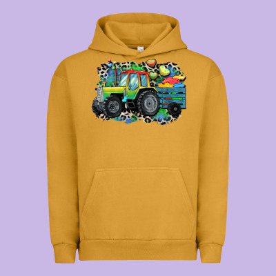 Autism Farm Tractor Urban Hoodie Designed By Cowgirlartshop