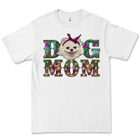 White Christmas dog mom Pomeranian Premium Tee - RanaPortraitStore