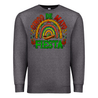 Charcoal Heather cinco de mayo fiesta rainbow Premium Sweatshirt - BarkalooDesign