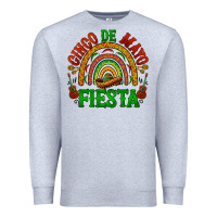 Heather Grey cinco de mayo fiesta rainbow Premium Sweatshirt - BarkalooDesign