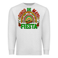 Oatmeal Heather cinco de mayo fiesta rainbow Premium Sweatshirt - BarkalooDesign