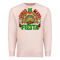 Pale Pink cinco de mayo fiesta rainbow Premium Sweatshirt - BarkalooDesign