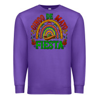 Purple cinco de mayo fiesta rainbow Premium Sweatshirt - BarkalooDesign