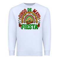 White cinco de mayo fiesta rainbow Premium Sweatshirt - BarkalooDesign