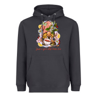 Smoke just a girl who loves tea gnome Heavyweight Hoodie - BarkalooDesign